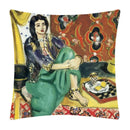 Axyaa Matisse Portrait Art Printed Cushion Cover 45X45cm