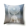 Axyaa Boho Indian Feather Dreamcatcher Pillow Cushion Cover for Home Decor