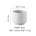 Axyaa Japanese Ceramic Sushi Cups Set of 3