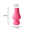 Axyaa Pink Gourd Ceramic Vase Artificial Flowers Decoration Hydroponics Floral Vases