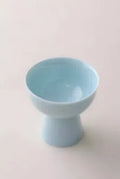 High Footed Ceramic Plate for Chinese Afternoon Tea Desserts by Axyaa