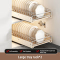 Stainless Steel Dish Rack Organizer for Bowls, Plates, and Storage - Axyaa