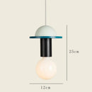 Axyaa Geometric Wood LED Pendant Lamp for Kids Room - Nordic Style