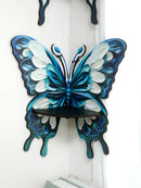 Axyaa Butterfly Crystal Shelf: Home Decor Essential Oil Rack & Floating Wall Display