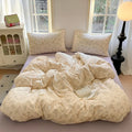 Axyaa Queen Size Strawberry Bedding Set: Duvet Cover, Bed Sheet, Pillowcase