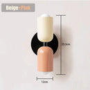Axyaa Double-Head LED Wall Lamp Minimalist Modern Sconces Indoor Lighting