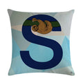 Axyaa Animal Print Linen Pillowcase Set