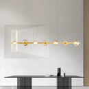 Axyaa LED Glass Chandelier for Living Dining Office Interior