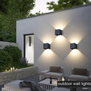 Axyaa Cube Wall Lamp: Indoor & Outdoor Aluminum Surface Light for Garden Porch, IP65 Waterproof