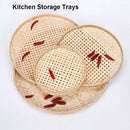 Axyaa Bamboo Weave Sieve Raft: Easy Clean, Decorative Home Decor in 6 Sizes