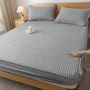 Axyaa Ultrasonic Waterproof Mattress Protector Embroidered Fitted Sheet