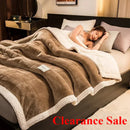 Axyaa 3-Layer Coral Fleece Winter Blanket - Warmth Quilt for Cozy Comfort