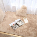 Axyaa Rabbit Shag Carpet: Faux Fur Floor Mat for Home Decor & Kids Bedroom