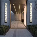 Axyaa Outdoor Wall Light IP65 Waterproof Minimalist Long Porch Sconce Villa Garden Courtyard Light