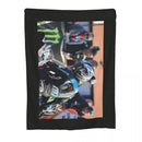 Axyaa Designer Winter Blankets Featuring Michael Dunlop Isle of Man TT 2018