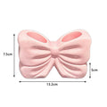 Charming Bowknot Ceramic Toothbrush Holder by Axyaa - Bathroom Storage Rack
