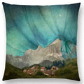 Axyaa Elegant Swan Moon Night Cushion Cover 45*45cm
