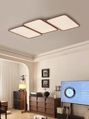 Axyaa Walnut LED Ceiling Lamp: Modern Creative Design for Living Room, Bedroom, Dining Hall