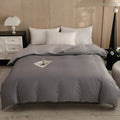 Axyaa Cotton Twill Quilt Cover - Single Size Solid Color Pure Cotton Bedding