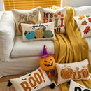Axyaa Halloween Maple Pumpkin Thanksgiving Cushion Cover Set