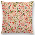 Axyaa Botanical Floral & Butterfly Cushion Cover - Home Decor Sofa Pillow Case