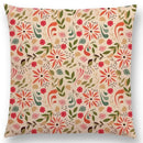 Axyaa Botanical Floral & Butterfly Cushion Cover - Home Decor Sofa Pillow Case