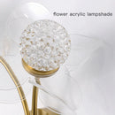 Axyaa LED Flower Wall Lamp for Bedroom Dining Room Living Room Decor
