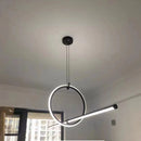 Axyaa Geometric LED Pendant Lighting for Minimalist Kitchen Island