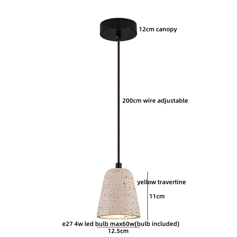 Axyaa White Glass Ball LED Pendant Lights with Wooden Base