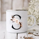 Enamel Creative Coffee Cups Vintage Design by Axyaa