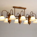 Axyaa Nordic Glass Art LED Chandelier for Home Decor Lighting