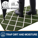 Axyaa Super Absorbent Large Doormat: Clean Step Microfiber Mat 80x120 Washable Rug