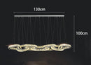 Axyaa Crystal Chandeliers: Modern LED Ceiling Hanging Lights for Living Room