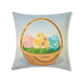 Easter Rabbit Eggs Design Linen Pillowcase - Axyaa Brings Spring Joy