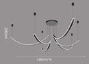 Modern Pendant Lights for Dining Room - Axyaa Ceiling Chandeliers LED Indoor Lighting