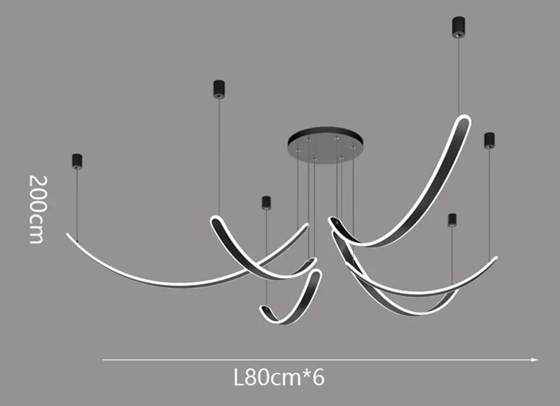 Modern Pendant Lights for Dining Room - Axyaa Ceiling Chandeliers LED Indoor Lighting