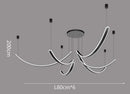 Axyaa Modern LED Pendant Ceiling Chandelier for Dining & Living Room Light