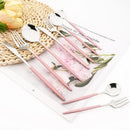 Axyaa Stainless Steel Cutlery Set - Knife Spoon Fork Dinnerware Flatware Set