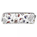 Axyaa Hello Kitty Pencil Case - Large Storage for School Supplies & Cosmetics