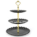 Axyaa 3-Tier Cupcake Stand Snack Dessert Tower for Wedding Party Buffet Tray