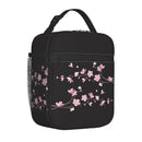 Axyaa Sakura Cherry Blossoms Insulated Lunch Bag for Work & Picnic