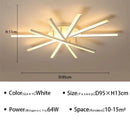 Axyaa LED Fan-shaped Ceiling Light for Modern Home Decor and Lighting Fixtures