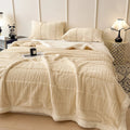 Axyaa Three-Layer Wool Bed Blankets for Cozy Nights