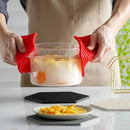 Axyaa Honeycomb Silicone Trivet Mats - Set of 4