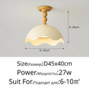Axyaa Milky White Eggshell Pendant Light, Creative Simplicity for Living Room, Bedroom, Bar