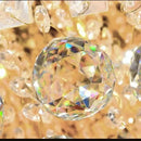Axyaa European Style Crystal LED Ceiling Light for Villa Living Room Hall