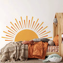 Axyaa Boho Sun Wall Stickers for Boy's Room Nursery Decor