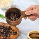 Axyaa Wooden Measuring Spoon Set - Kitchen Tea Coffee Sugar Spice Measure Tools