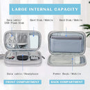 Axyaa Electronics Accessories Organizer Bag: Portable, Waterproof, Double Layers Storage for Cable Wires