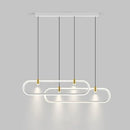 Axyaa Modern Dining Table & Bar Lamp: Minimalist Chandelier with Spotlights